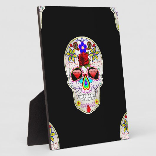 糖スカル フォトプラーク (側面)