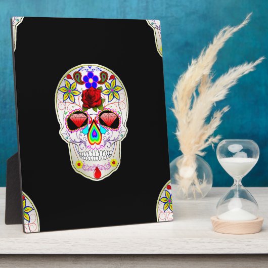 糖スカル フォトプラーク (側面)