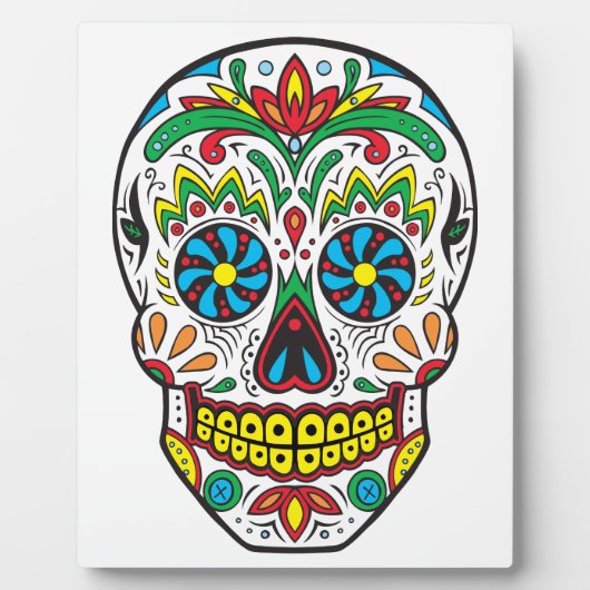 糖スカル フォトプラーク (正面)