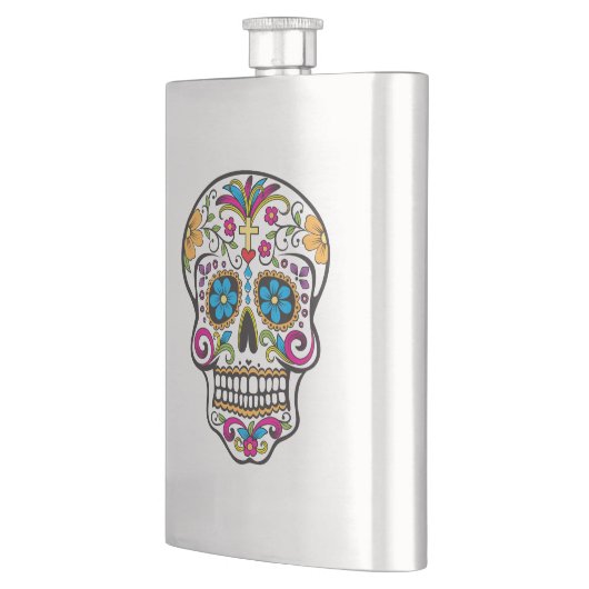 糖スカル フラスク (左)