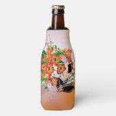 糖スカル ボトルクーラー (ボトル正面)