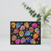 糖スカル ポストカード (スタンド正面)