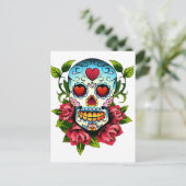 糖スカル ポストカード (スタンド正面)