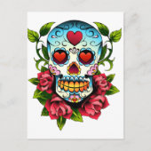 糖スカル ポストカード (正面)