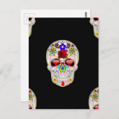 糖スカル ポストカード (正面/裏面)