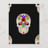 糖スカル ポストカード (正面)