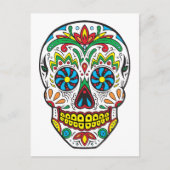 糖スカル ポストカード (正面)