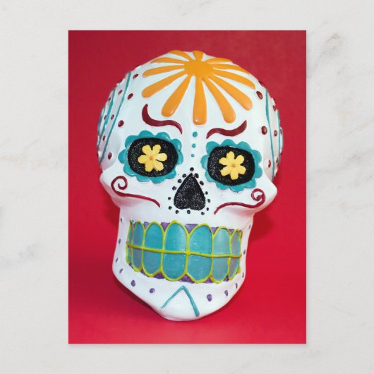 糖スカル ポストカード (正面)