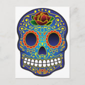 糖スカル ポストカード (正面)