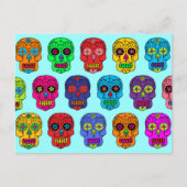 糖スカル ポストカード (正面)