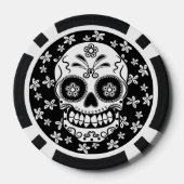 糖スカル ポーカーチップ (裏面)