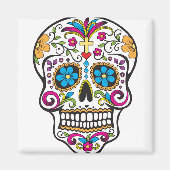 糖スカル マグネット (正面)