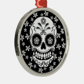 糖スカル メタルオーナメント (右)