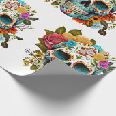 糖スカル ラッピングペーパー (角)