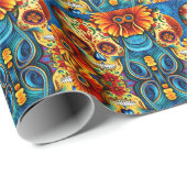 糖スカル ラッピングペーパー (ロールコーナー)