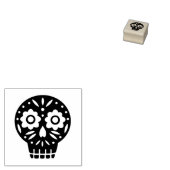 糖スカル ラバースタンプ (押印)