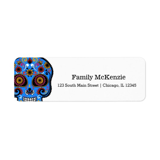 糖スカル ラベル (正面)