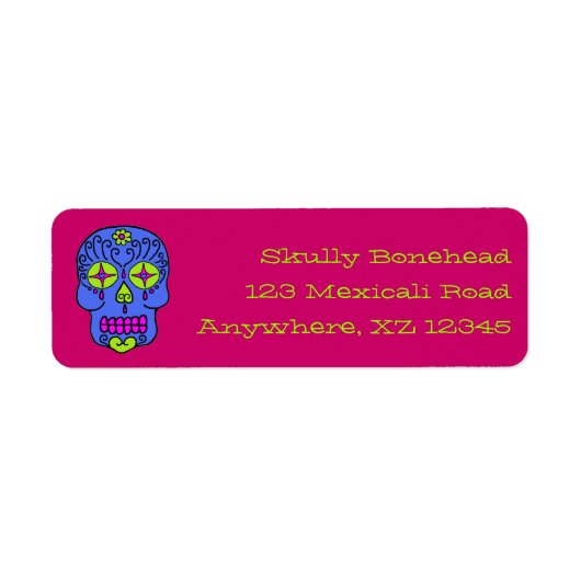 糖スカル ラベル (正面)