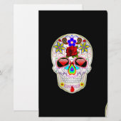 糖スカル 便箋 (正面/裏面)