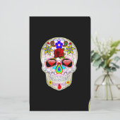 糖スカル 便箋 (スタンド正面)