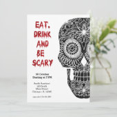 糖スカル 招待状 (スタンド正面)