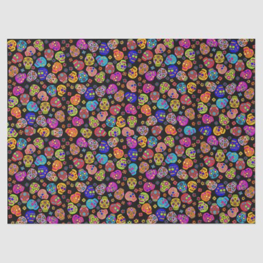 糖スカル 薄葉紙 (正面)