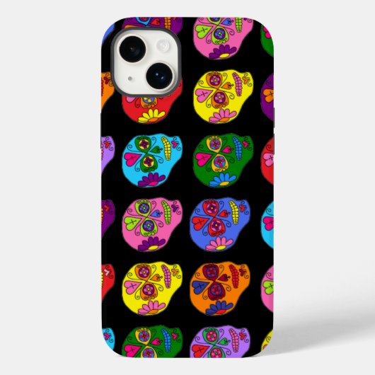 糖スカル Case-Mate iPhoneケース (裏面)