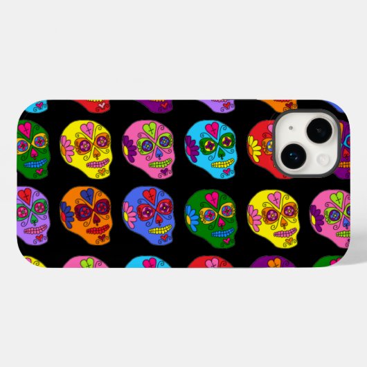 糖スカル Case-Mate iPhoneケース (裏面 (横))