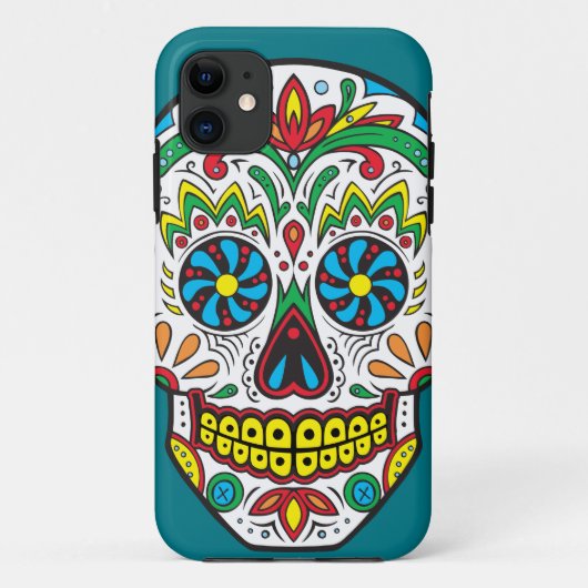 糖スカル Case-Mate iPhoneケース (裏面)