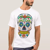 糖スカル Tシャツ (正面)
