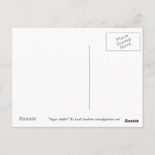 糖中毒者 ポストカード (裏面)