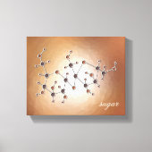 糖分子 キャンバスプリント (正面)