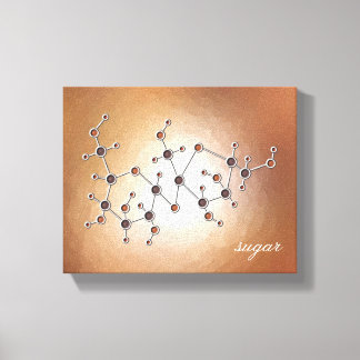 糖分子 キャンバスプリント