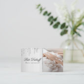 糖化脱毛の糖化美しいサロンスパ 名刺 (スタンド正面)