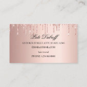 糖化脱毛の糖化美しいサロンスパ 名刺 (裏面)