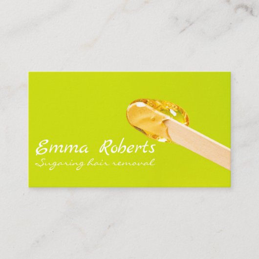 糖化脱毛名刺 名刺 (正面)