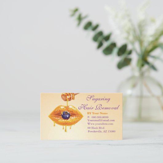 糖化脱毛名刺 名刺 (スタンド正面)