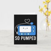 糖尿病おもしろいタイプ1の子供のように揚水糖尿病 カード (黄色い花)