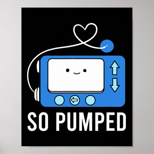 糖尿病おもしろいタイプ1の子供のように揚水糖尿病 ポスター (正面)