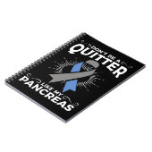 糖尿病おもしろい認識度膵T1D糖尿病 ノートブック (左側)