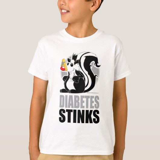 糖尿病が臭い Tシャツ (正面)