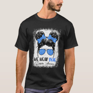 糖尿病と闘う人のためのウェアラブル デザイン 糖尿病サポート Type W Tシャツ