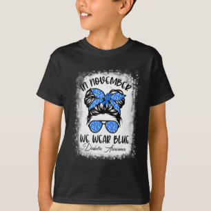 糖尿病と闘う人のためのウェアラブル デザイン 糖尿病サポート Type W Tシャツ