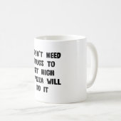 糖尿病のおもしろいことわざ コーヒーマグカップ (正面右)