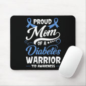 糖尿病の戦士の誇りある母 T1D Awareness タイプ マウスパッド (マウス)