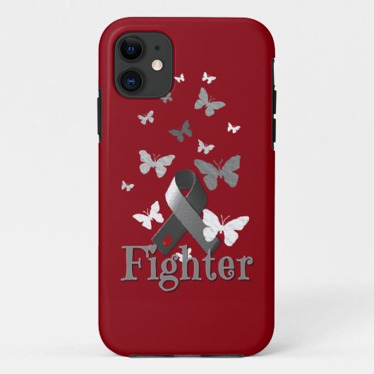 糖尿病の戦士 リボン Case-Mate iPhoneケース (裏面)