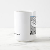 糖尿病の数学のマグ コーヒーマグカップ (中央)