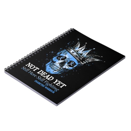 糖尿病の糖尿病スカルまだ戦って死んでいない ノートブック (左側)