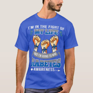 糖尿病の認識度私の人生の戦いのImジン Tシャツ