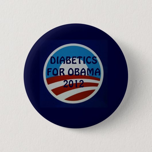 糖尿病の認識度 缶バッジ (正面)